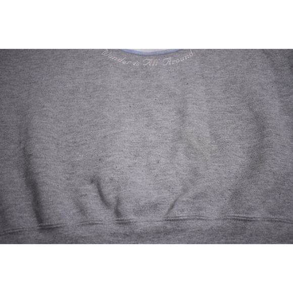 Vintage Y2K 90s Eeyore Wonder Is Around Disney Winnie Pooh Sweatshirt Crewneck - Picture 3 of 12